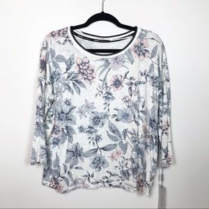CALVIN KLEIN Performance Floral Top